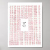 dank u dat u hier bent poster (Voorkant)