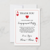 Dank u dat u kaarten speelt Ace of Hearts Red (Voorkant)