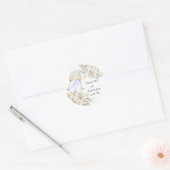 Dank U dat u met ons hebt gevierd Ronde Sticker (Envelop)