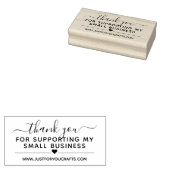 Dank U Dat U Mijn Kleine Zakelijke Website Onderst Rubberstempel (Gestempeld)