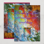 Dank U Dat U Op Onze Bruiloft Bent Geweest Kaart (Voorkant / Achterkant)