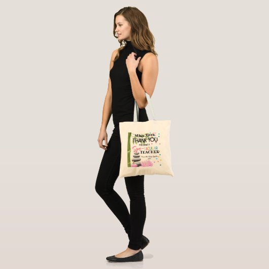 dank u dat u spa-taculaire Canvas tas bent (Voorkant (model))