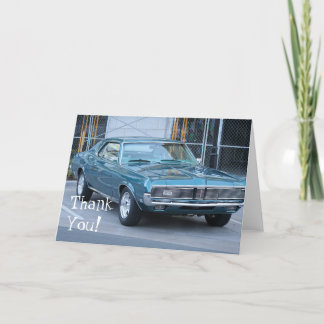 Dank u de Blauwe Automobiele kaart van de Poema