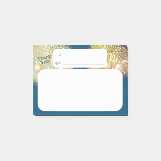 Dank u de erkenning van de werknemers van het vuur post-it® notes (Voorkant)