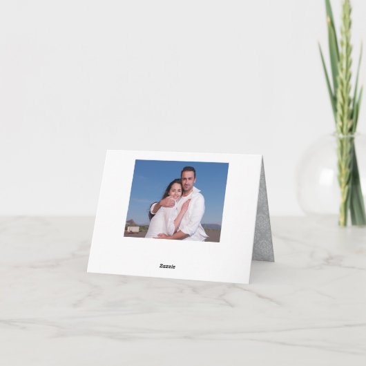 Dank u de Foto van het Manuscript - Briefkaart (Achterkant)