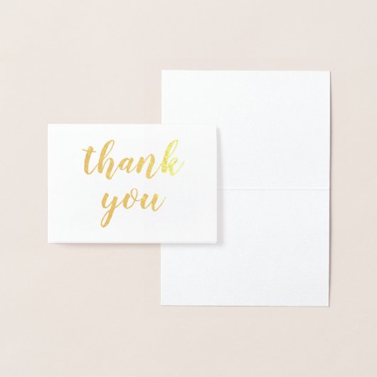 dank u de gouden foliezakkaart met bladzijden folie kaarten (Display)