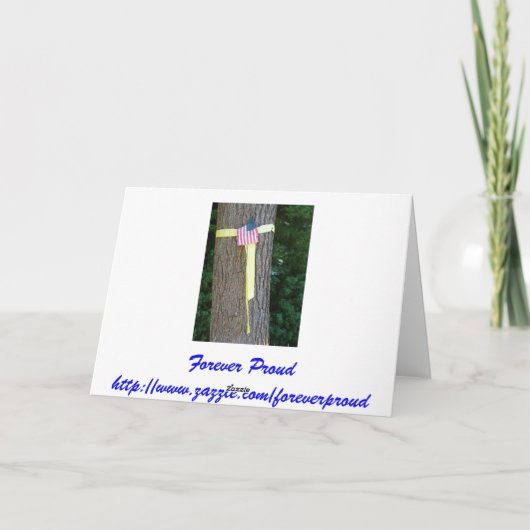 Dank u de Kaart van de Dag van Veteranen (Achterkant)