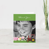 Dank u de Kaart van het Boerderij van de Foto (Voorkant)