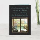 Dank u de Kaart van het Gebed (Voorkant)