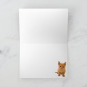 Dank u de Kaart van het Katje (Binnen)