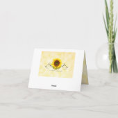 Dank u de Kaart van het Vrijgezellenfeest van de (Achterkant)