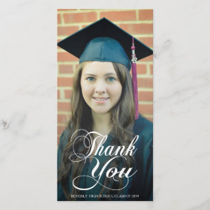 Dank u de Kaarten van de Foto van het Afstuderen v