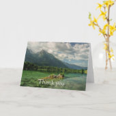 Dank u de Manuscript van de Scène van de Scène van Kaart (Gele Bloem)