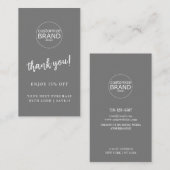 Dank u de Moderne Kaart Bedrijfs van de Korting va Klantenkaartje (Voorkant / Achterkant)