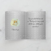 Dank u de Muziek van DJ van het Huwelijk Bedankkaart (Binnen)