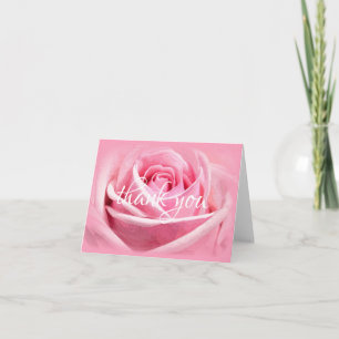 Dank u de Vloer van het Roos van de Waterverf van  Bedankkaart