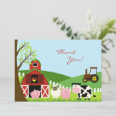 Dank U Dieren Plat Kaart (Staand voorkant)