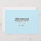 Dank U Dieren Plat Kaart (Achterkant)