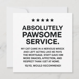 Dank u dierenarts kaart