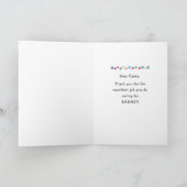 Dank u Dierenartsenhond Walker Groomer Caregiver Kaart (Binnen)