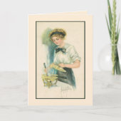 Dank u: Diner gastvrouw Bedankkaart (Voorkant)