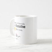 Dank U Directeur — Aangepaste naam Koffiemok (Voorkant links)