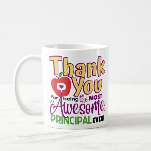Dank u Directeur Cadeau Koffiemok (Links)