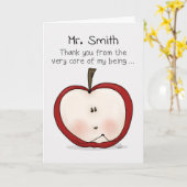 Dank u docent COVID-19, Apple Core Kaart (Gele Bloem)