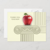 Dank u Docent Custom Briefkaart (Voorkant / Achterkant)