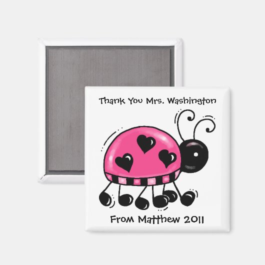 Dank u Docent Magnet - SRF (Voorkant / Achterkant)