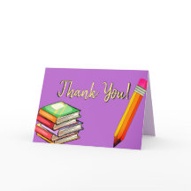 Dank u docenten aangepaste wenskaart school