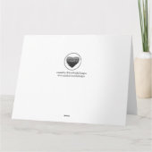 Dank u Doctor- Paarse Bloemen Bedankkaart (Achterkant)