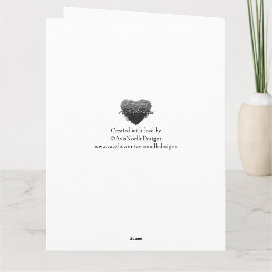 Dank u Doctor-Roze en Witte Bloemen/Tuin Bedankkaart (Achterkant)