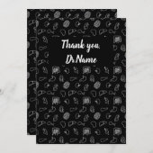 Dank u, dokter bedankkaart (Voorkant / Achterkant)