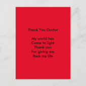 Dank u dokter briefkaart (Voorkant)