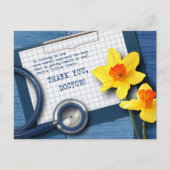 Dank u, dokter. Briefkaarten van lente- en vetschi (Voorkant)