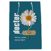Dank u, dokter. Doctor Appreciation Custom Medium Cadeauzakje (Voorkant)
