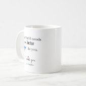 Dank U Dokter Geschenk Aangepaste Naam Koffiemok (Voorkant links)