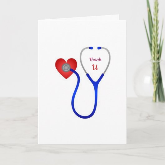 Dank u, dokter kaart (Voorkant)
