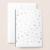 Dank u, dokter. Luxekaarten voor echte Folie Folie Kaarten (Met envelop)