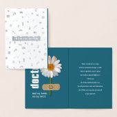 Dank u, dokter. Luxekaarten voor echte Folie Folie Kaarten (Display)