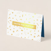 Dank u, dokter. Red Carnan Luxury Folie Kaarten (Voorkant)