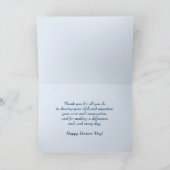 Dank u, dokter. Rode anjer aangepaste Kaart (Binnen)