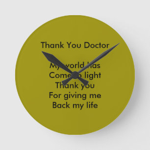 Dank u dokter ronde klok