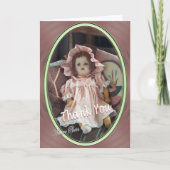 Dank u Doll Bedankkaart (Voorkant)