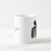 Dank u, donkerte Br. Bun. Dark Br. Man Koffiemok (Center)