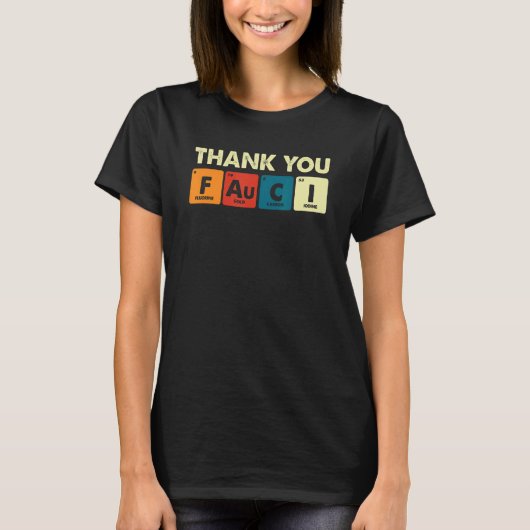 Dank u, Dr. Fauci T-shirt (Voorkant)