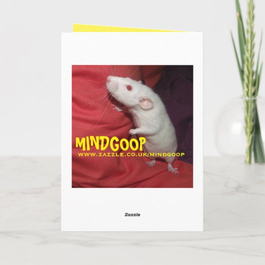 dank u Dumbo Rat kaart (Achterkant)