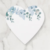 Dank u Dusty Eucalyptus bruiloft gunst Labels (Achterkant)