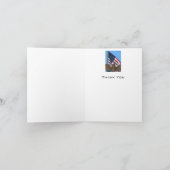 Dank u: Eagle & Vlag Bedankkaart (Binnen)